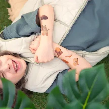 Tatuaże zmywalne Leśni przyjaciele 20szt.