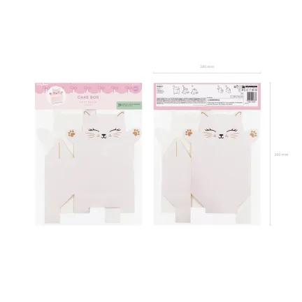 Ozdobne pudełka na słodycze - Kotek 6szt.