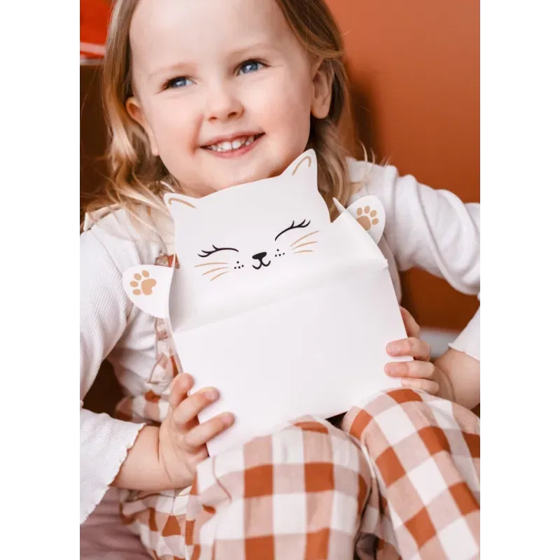 Ozdobne pudełka na słodycze - Kotek 6szt.