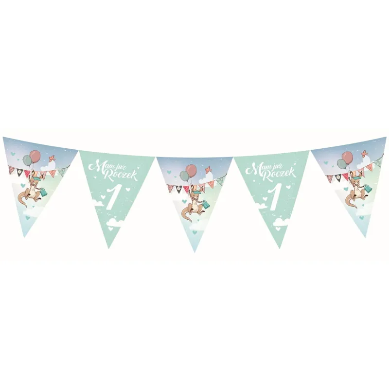 Banner Roczek Kangurek/Króliczek 11flag 326cm