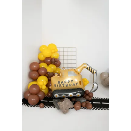 Balon foliowy Koparka 49x76,5 cm Balon foliowy Koparka 49x76,5 cm