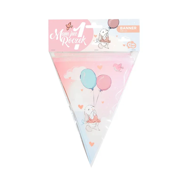 Banner Roczek Kangurek/Króliczek 11flag 326cm Banner Roczek Kangurek/Króliczek 11flag 326cm