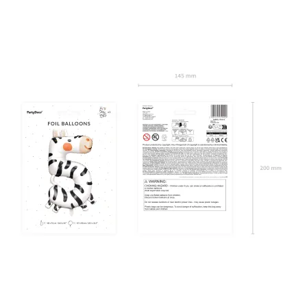 Balon foliowy Cyfra 5 - Zebra, 68x98 cm Balon foliowy Cyfra 5 - Zebra, 68x98 cm