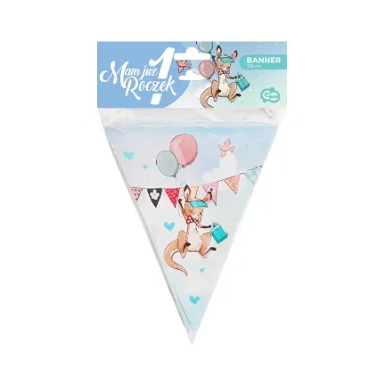 Banner Roczek Kangurek/Króliczek 11flag 326cm Banner Roczek Kangurek/Króliczek 11flag 326cm