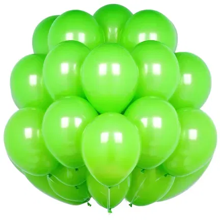 Balony PASTELOWE zielone LIMONKA 12"/30cm 100 sztuk