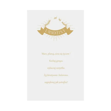 Kartka urodzinowa na 18 dla podróżnika, 13x20,5 cm Kartka urodzinowa na 18 dla podróżnika, 13x20,5 cm