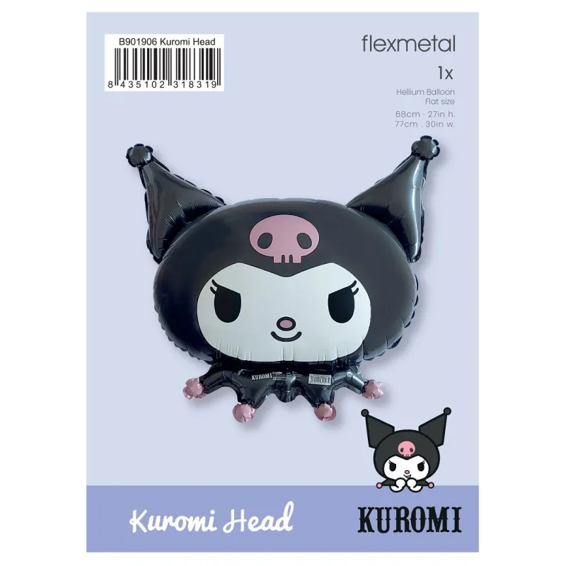Balon foliowy Kuromi 66x52cm Balon foliowy Kuromi 66x52cm