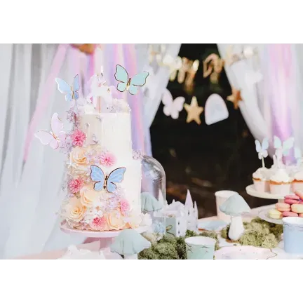 Toppery na tort Motylki, 9 x 6.5 cm Toppery na tort Motylki, 9 x 6.5 cm