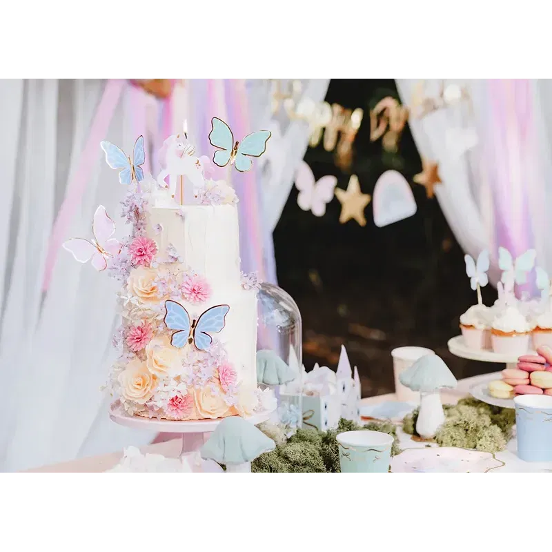 Toppery na tort Motylki, 9 x 6.5 cm Toppery na tort Motylki, 9 x 6.5 cm