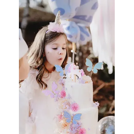 Toppery na tort Motylki, 9 x 6.5 cm Toppery na tort Motylki, 9 x 6.5 cm