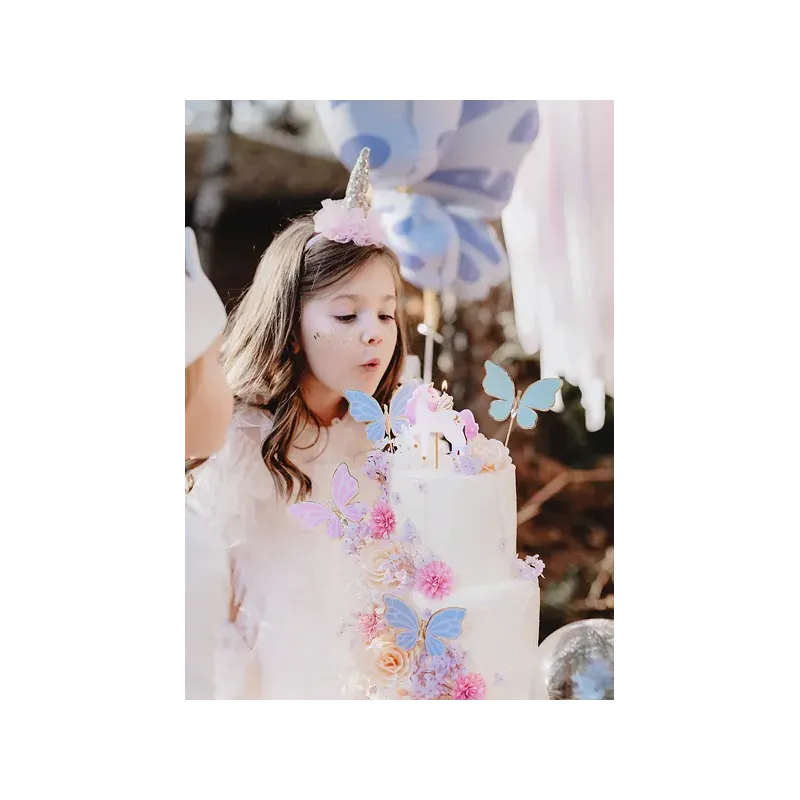 Toppery na tort Motylki, 9 x 6.5 cm Toppery na tort Motylki, 9 x 6.5 cm