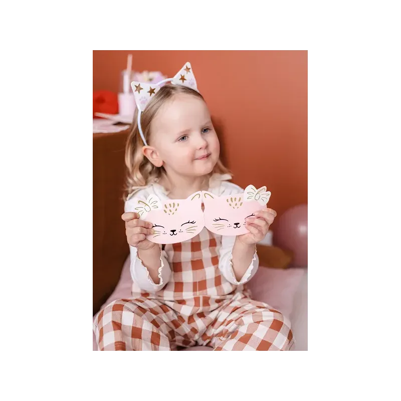 Zaproszenia Kotki, 13 x 10cm 6 szt. Zaproszenia Kotki, 13 x 10cm 6 szt.