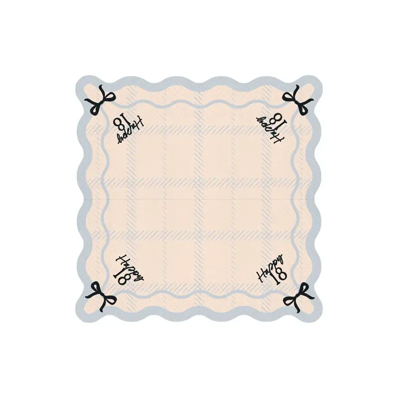 Serwetki Happy na osiemnastkę 18, 33x33 cm 12szt. Serwetki Happy na osiemnastkę 18, 33x33 cm 12szt.