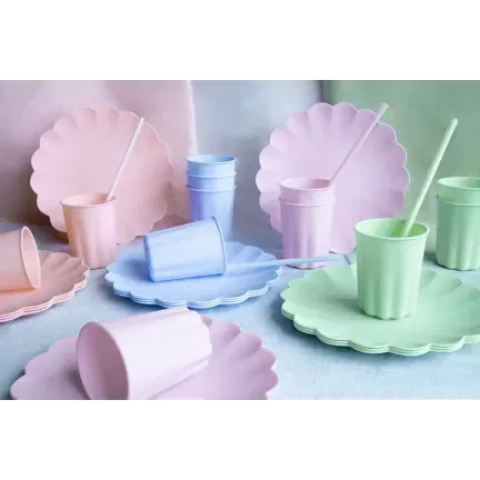 Słomki plastikowe 23 cm błękitne 12szt.