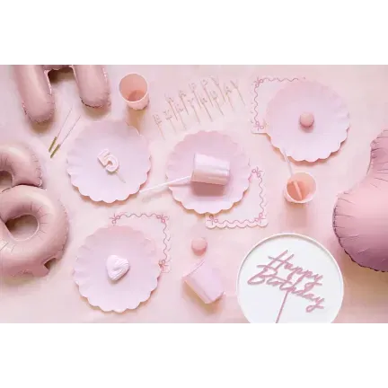 Słomki plastikowe 23 cm różowe 12szt. Słomki plastikowe 23 cm różowe 12szt.