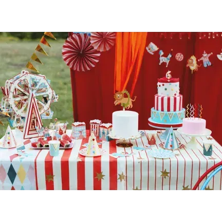 Dekoracje do muffinek Cyrk 9-11,5cm 6szt. Dekoracje do muffinek Cyrk 9-11,5cm 6szt.