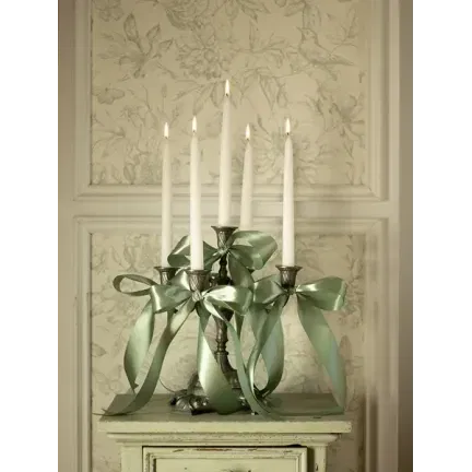 Tasiemka satynowa, szałwiowy 38mm/25m Tasiemka satynowa, szałwiowy 38mm/25m