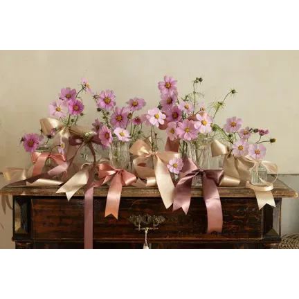 Tasiemka satynowa, brudny róż, 38mm/25m Tasiemka satynowa, brudny róż, 38mm/25m