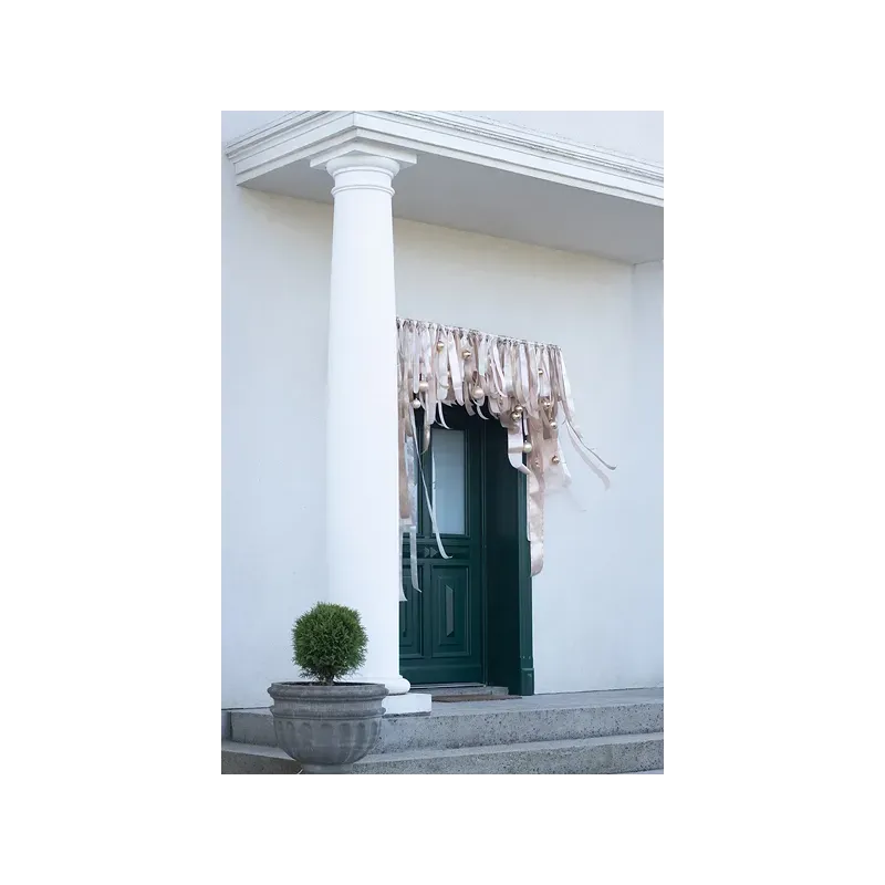 Tasiemka satynowa, zimny złoty 38mm/25m