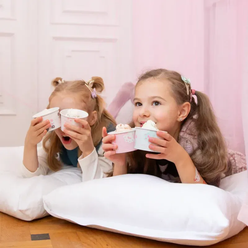 Kubek do lodów Kotki 6szt. zestaw