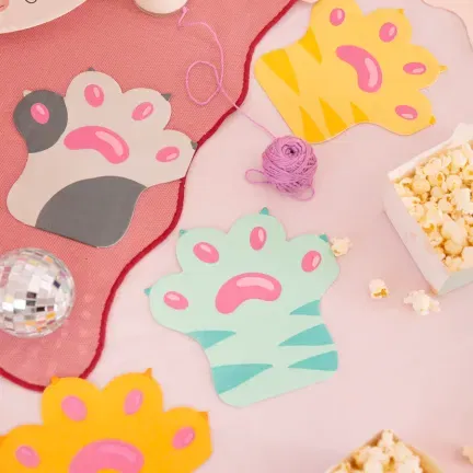 Serwetki Kotki Łapki 12szt. Serwetki Kotki Łapki 12szt.