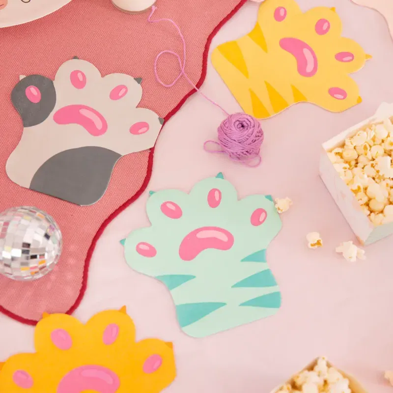 Serwetki Kotki Łapki 12szt. Serwetki Kotki Łapki 12szt.