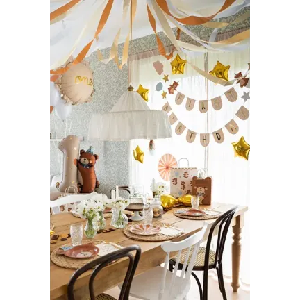 Balon foliowy Cyfra "1" z Misiem, 81 x 72 cm