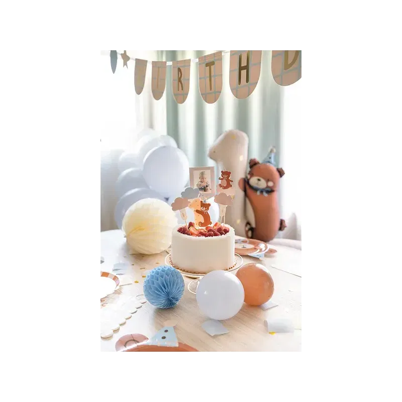 Świeczka urodzinowa Cyferka 1 z misiem 7 cm Świeczka urodzinowa Cyferka 1 z misiem 7 cm