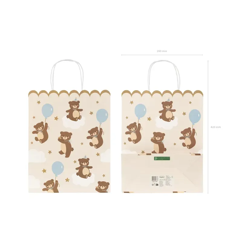 Torebka na prezenty Misie 26x32.5x13 cm Torebka na prezenty Misie 26x32.5x13 cm