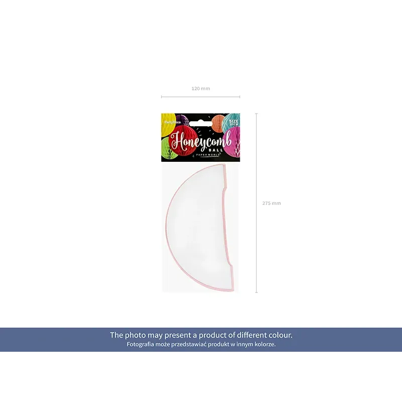 Kula bibułowa, jasny błękit, 20cm Kula bibułowa, jasny błękit, 20cm