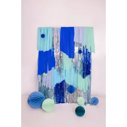 Kula bibułowa, jasny błękit, 30cm Kula bibułowa, jasny błękit, 30cm