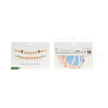 Baner First Birthday z misiami, 2,55 m Baner First Birthday z misiami, 2,55 m