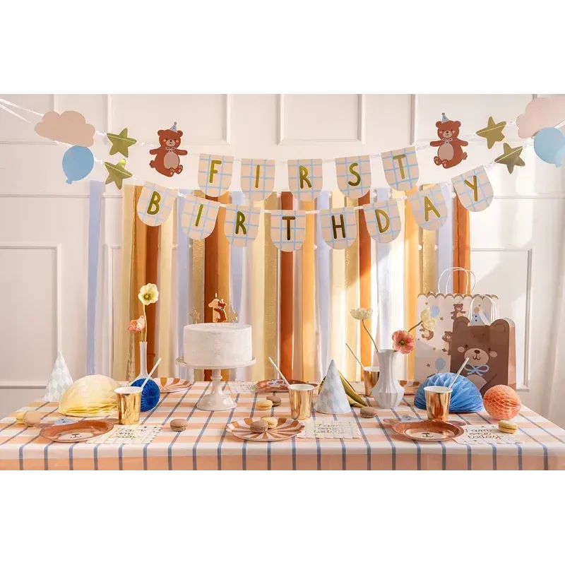 Baner First Birthday z misiami, 2,55 m Baner First Birthday z misiami, 2,55 m