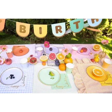 Kubeczki papierowe pastelowe kolory , 220 ml 6szt Kubeczki papierowe pastelowe kolory , 220 ml 6szt