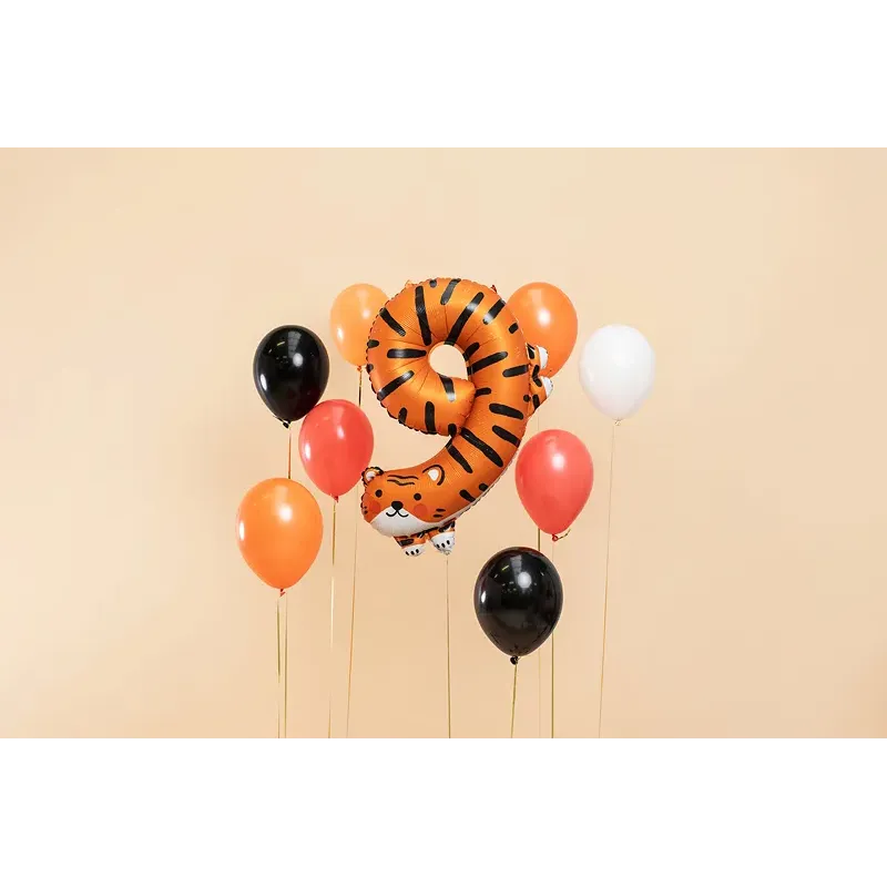 Balon foliowy Cyfra 9 - Tygrys, 64x87 cm Balon foliowy Cyfra 9 - Tygrys, 64x87 cm