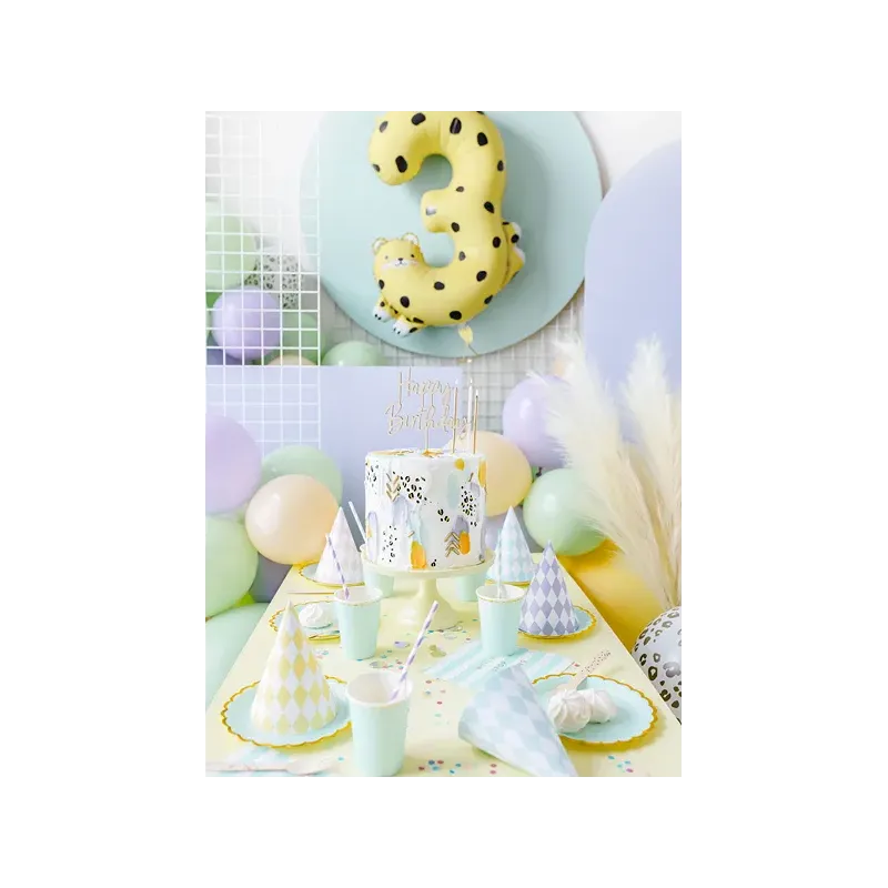 Balon foliowy Cyfra 3 - Gepard, 68x98 cm