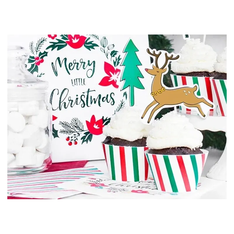 Papilotki na muffinki Merry Xmas Papilotki na muffinki Merry Xmas