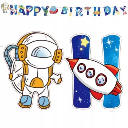 Girlanda Happy Birthday KOSMOS, 2m