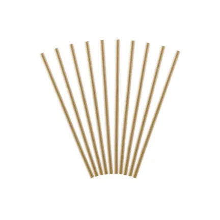 Słomki papierowe kraft 19,5