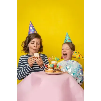 Czapeczki w kropki/6szt.