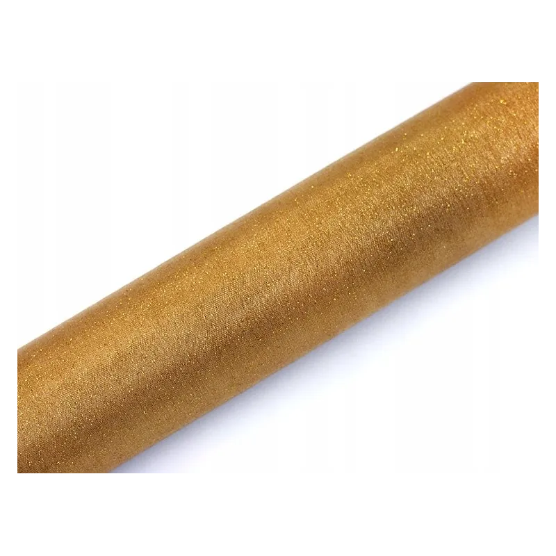 Organza złota - 0,36 x 9 m