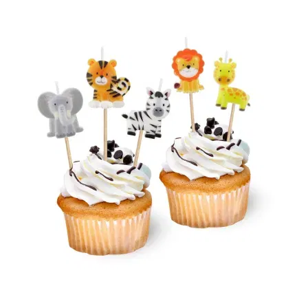 Świeczki pikery Zwierzaki - 5 szt.