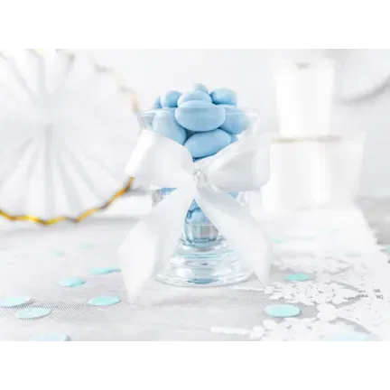 Tasiemka satynowa, biała 25mm / 25m Tasiemka satynowa, biała 25mm / 25m