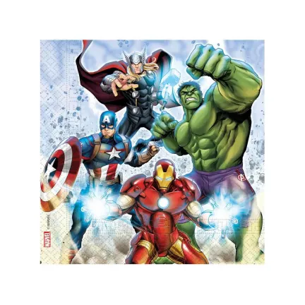 Serwetki papierowe Avengers Infinity Stones, 33x33 cm, 20 szt.