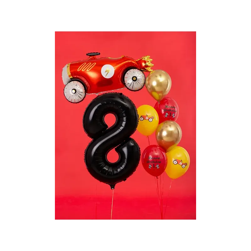 Balon Foliowy Czarny "8" 1m Balon Foliowy Czarny "8" 1m