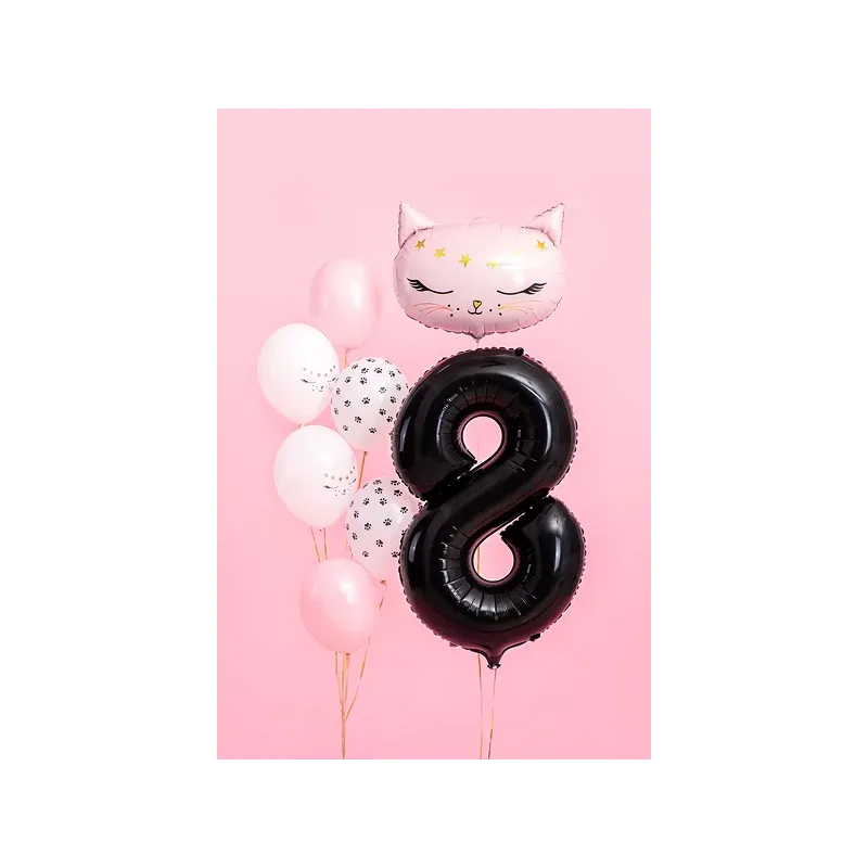 Balon Foliowy Czarny "8" 1m Balon Foliowy Czarny "8" 1m