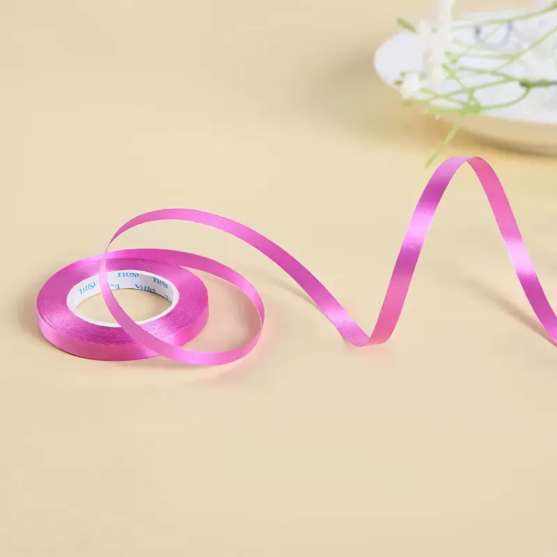 Wstążka do balonów fuksja matowa 5mm x 10m Wstążka do balonów fuksja matowa 5mm x 10m