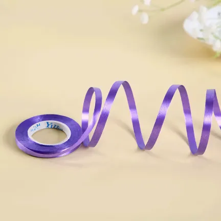 Wstążka do balonów fioletowa matowa 5mm x 10m Wstążka do balonów fioletowa matowa 5mm x 10m