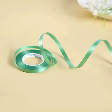 Wstążka do balonów zielona matowa 5mm x 10m Wstążka do balonów zielona matowa 5mm x 10m