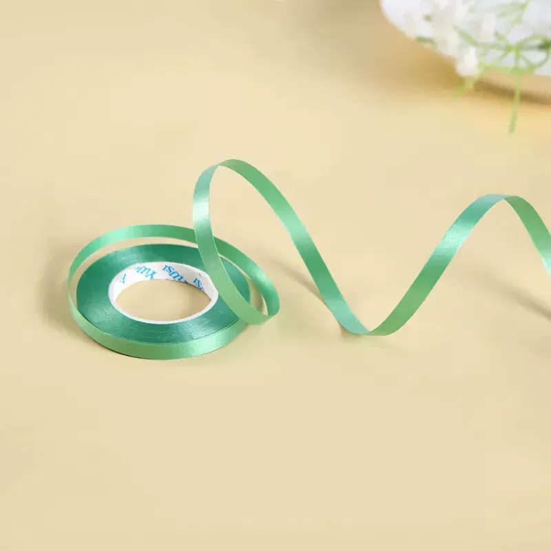 Wstążka do balonów zielona matowa 5mm x 10m Wstążka do balonów zielona matowa 5mm x 10m